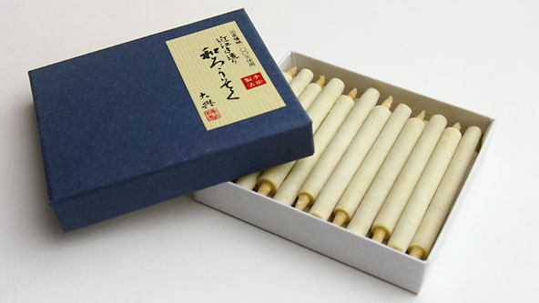 櫨ろうそく0.5匁 24本入り 櫨ろうそく0.5匁 24本入り