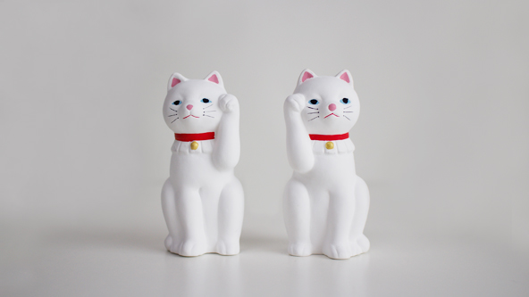 土鈴招き猫 土鈴招き猫